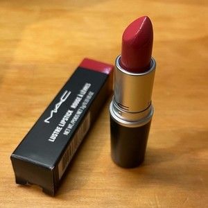 MAC Lustre Lipstick NIB 520 See Sheer **Discontinued Color** Peachy Coral Pink